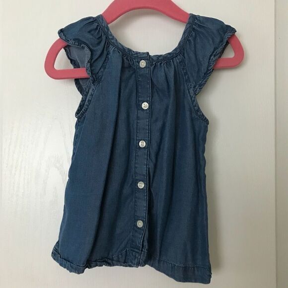 Joe Fresh Blouse Button Tencel Lyocell Top 3 Years Old Toddler​ - Picture 2 of 8